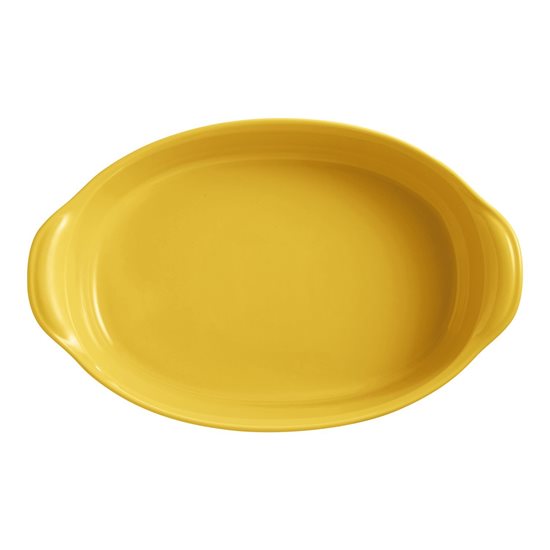 Tava ovala, ceramica, 35x22,5cm/2,3L, Provence Yellow - Emile Henry