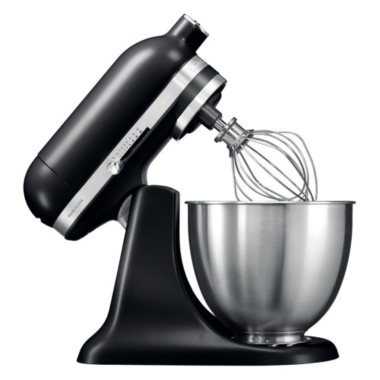 Mixer Mini cu bol 3.3L, Matte Black - KitchenAid