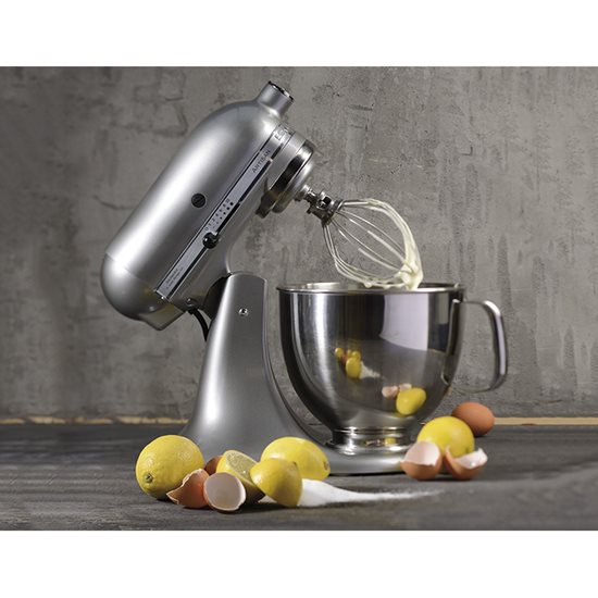 Mixer cu bol 4.8L, Artisan, Model 175, Contour Silver - KitchenAid