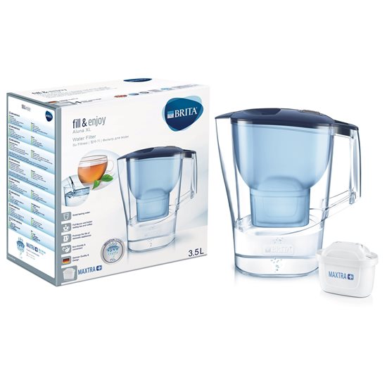 Cana filtranta BRITA Aluna XL Calendar 3,5 L Maxtra (blue frosted)