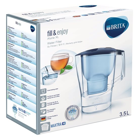 Cana filtranta BRITA Aluna XL Calendar 3,5 L Maxtra (blue frosted)