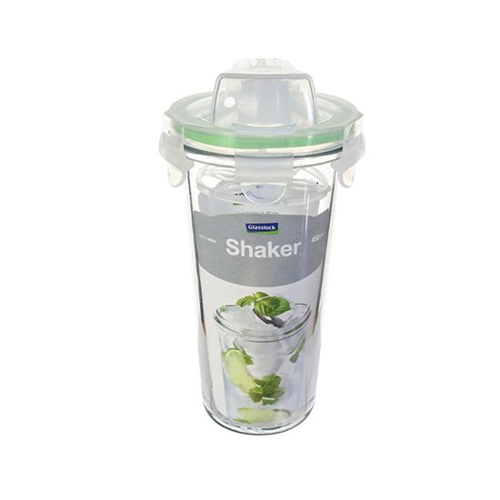 Shaker sticla, 450ml, Verde - Glasslock