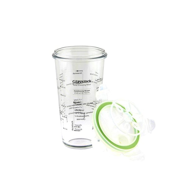 Shaker sticla, 450ml, Verde - Glasslock