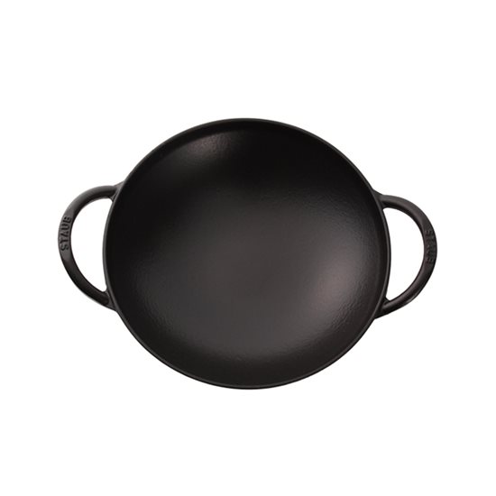 Tigaie wok, fonta, 24cm, Black - Staub