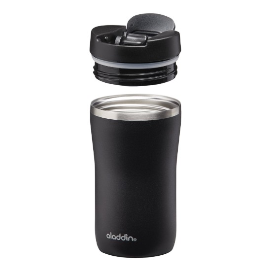 Termos inox, 250ml, "Cafe Thermavac", Lava Black - Aladdin