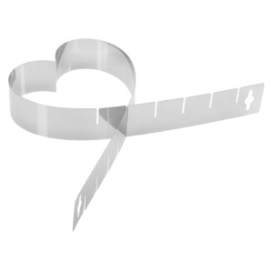 Forma ajustabila prajituri, inima, inox, 12-26 cm - Westmark