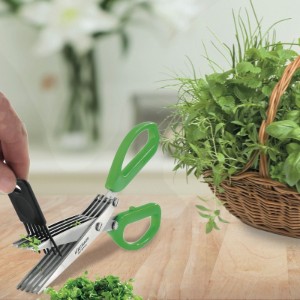 Foarfeca verdeata cu 5 lame, inox - Westmark