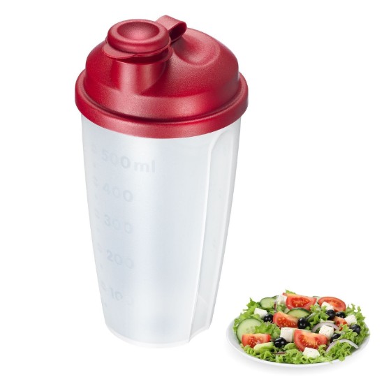 Shaker, 500 ml, "Mixery", Rosu- Westmark