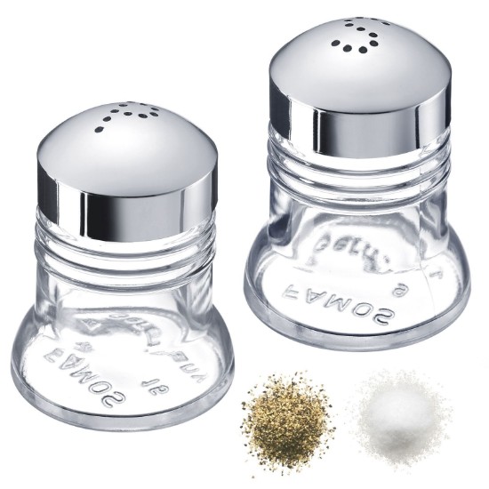 Set solnita/pipernita, sticla, 40 ml, "Paris-Chrome" - Westmark