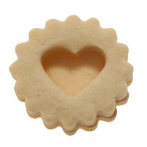 Forma cutter biscuiti Linzer, inima, inox, 5 cm - Westmark