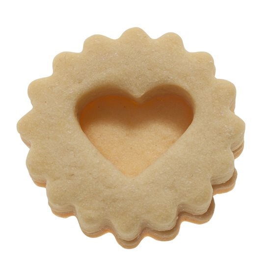 Forma cutter biscuiti Linzer, inima, inox, 5 cm - Westmark