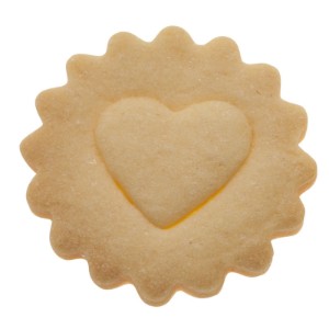 Forma cutter biscuiti Linzer, inima, inox, 5 cm - Westmark
