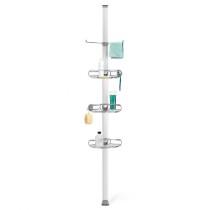 Bara pentru accesorii dus, cu suporturi, aluminiu anodizat - simplehuman