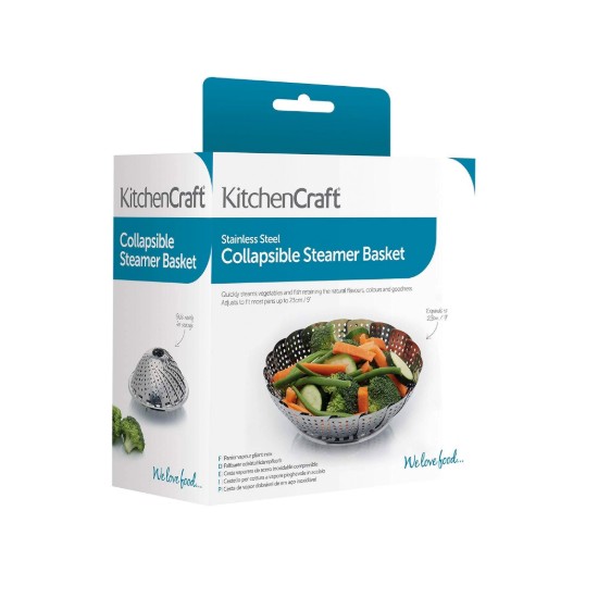 Cos de gatit la aburi, inox, 13,5-23cm - Kitchen Craft