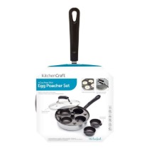 Tigaie oua posate cu capac, 21 cm - Kitchen Craft