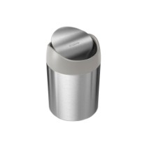 Mini-cos de gunoi pentru masa, 1,5 L, Stainless Steel - simplehuman