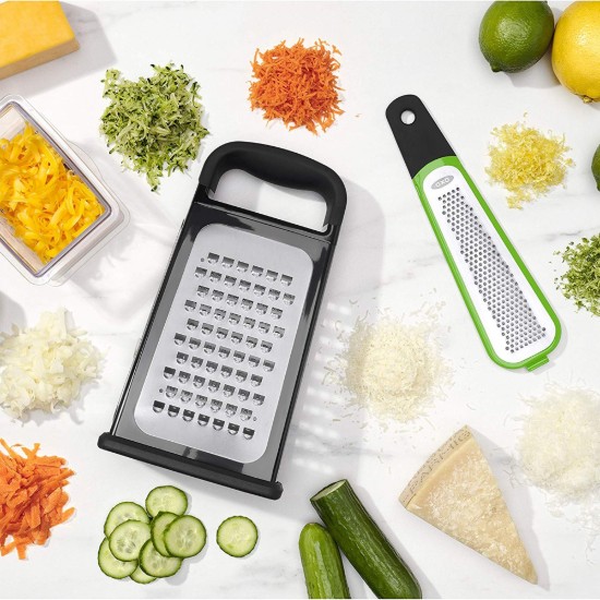 Razatoare multifunctionala, inox, cu recipient, "Good Grips" - OXO