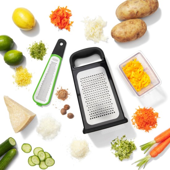 Razatoare multifunctionala, inox, cu recipient, "Good Grips" - OXO