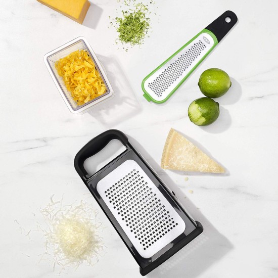 Razatoare multifunctionala, inox, cu recipient, "Good Grips" - OXO