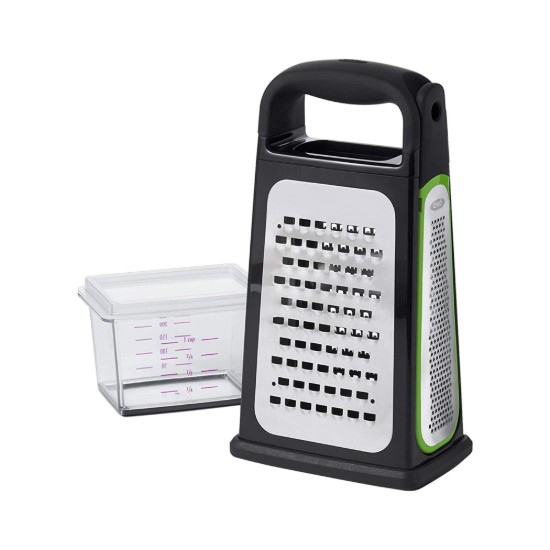 Razatoare multifunctionala, inox, cu recipient, "Good Grips" - OXO