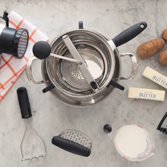 Dispozitiv pentru pasat cu 3 site, inox, "Good Grips" - OXO