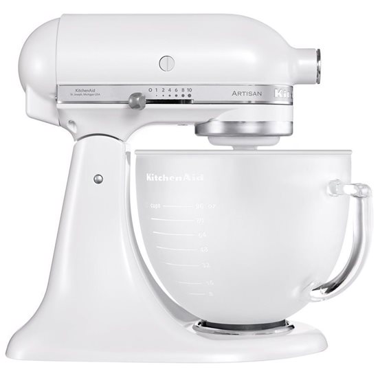 Mixer cu bol 4.8L, Artisan, Model 156, Frosted Pearl - KitchenAid