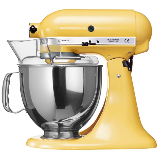 Mixer cu bol 4.8L, Artisan, Model 150, Majestic Yellow - KitchenAid