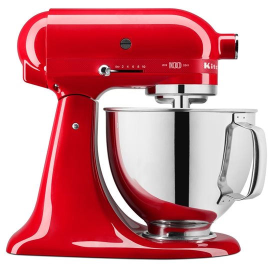 Mixer cu bol 4.8L, Artisan, Model 180, Editia speciala, Passion Red - KitchenAid