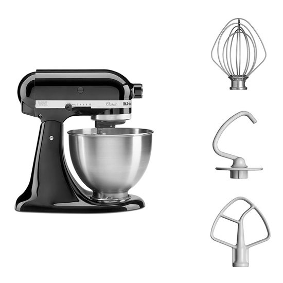 Mixer cu bol 4.3L, Classic, Onyx Black  - KitchenAid