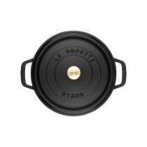 Oala Cocotte fonta, 24cm/3,8L, Black - Staub