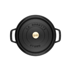 Oala Cocotte fonta, 24cm/3,8L, Black - Staub