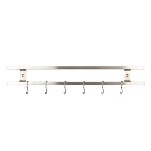 Set 6 carlige pentru suport ustensile, inox - Grunwerg