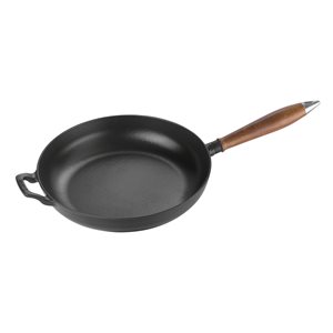 Tigaie fonta, cu maner din lemn, 28 cm - Staub