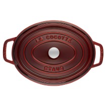 Oala Cocotte ovala, fonta, 33cm/6,7L, Grenadine - Staub