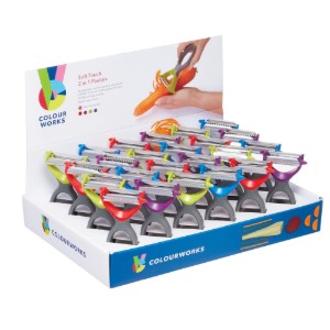 Decojitor 2 in 1, cu lame din inox - Colourworks