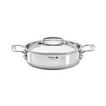 Tigaie saute cu 2 manere 5-Ply, 24 cm/3 l, inox, "Affinity" - de Buyer