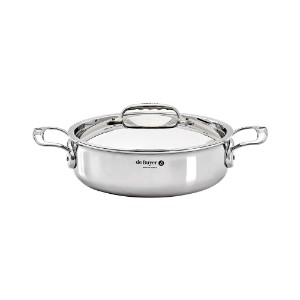 Tigaie saute cu 2 manere 5-Ply, inox, 24 cm/3 l, "Affinity" - de Buyer