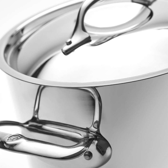 Cratita inox 5-Ply, cu capac, 16cm/1,8L, "Affinity" - de Buyer