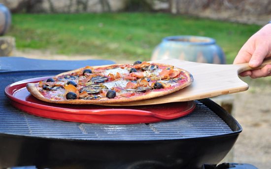 Tava pizza 40 cm, Burgundy - Emile Henry