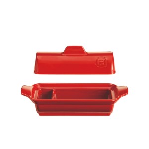 Vas Terrine, ceramica, 24,5x10cm/0,6L, Burgundy - Emile Henry
