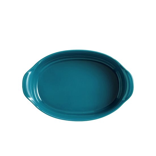 Tava ceramica ovala 27,5 x 17,5 cm/1,3 l, Mediterranean Blue - Emile Henry