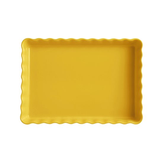 Tava tarte, ceramica, 33,5x24cm/1,9L, Provence Yellow - Emile Henry