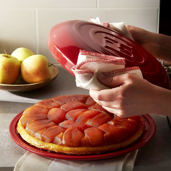 Set Tarte Tatin, ceramica, 28cm, Burgundy - Emile Henry