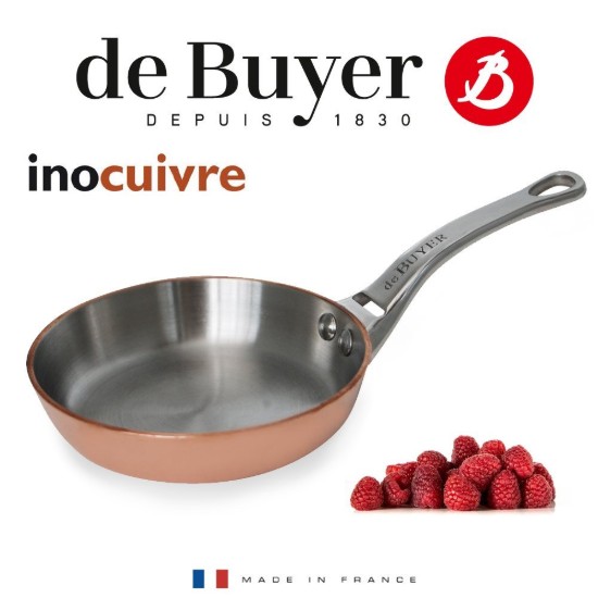 Mini-tigaie, cupru-inox, 10cm, "Inocuivre" - de Buyer