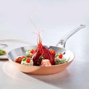 Tigaie cupru-inox, 28 cm, "Inocuivre" - de Buyer
