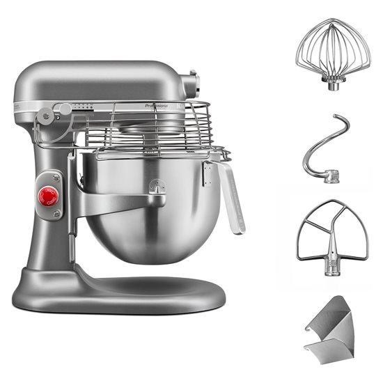 Mixer cu bol 6.9L, Professional, Silver - KitchenAid