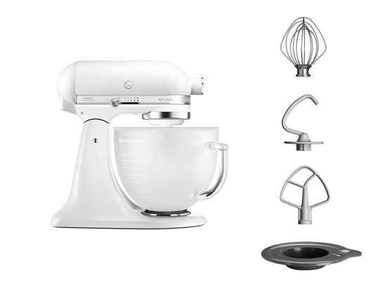 Mixer cu bol 4.8L, Artisan, Model 156, Frosted Pearl - KitchenAid