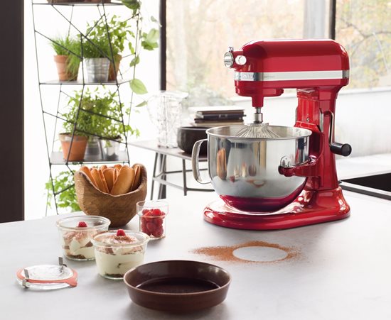 Mixer cu bol 6.9L, Artisan, Model 7580, Candy Apple - KitchenAid