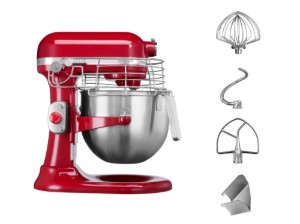 Mixer cu bol 6.9L, Professional, Empire Red - KitchenAid