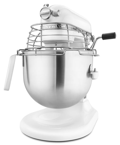 Mixer cu bol 6.9L, Professional, White - KitchenAid